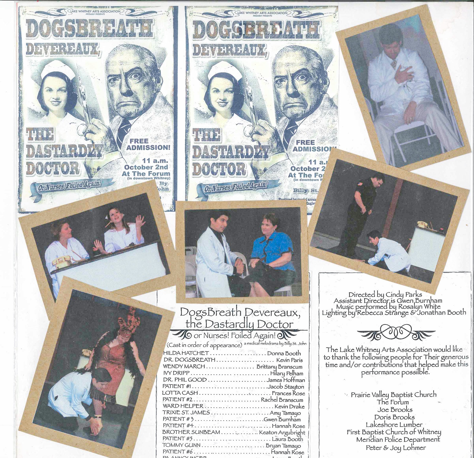 Dogsbreath Devereaux 2004 - Our very first show!