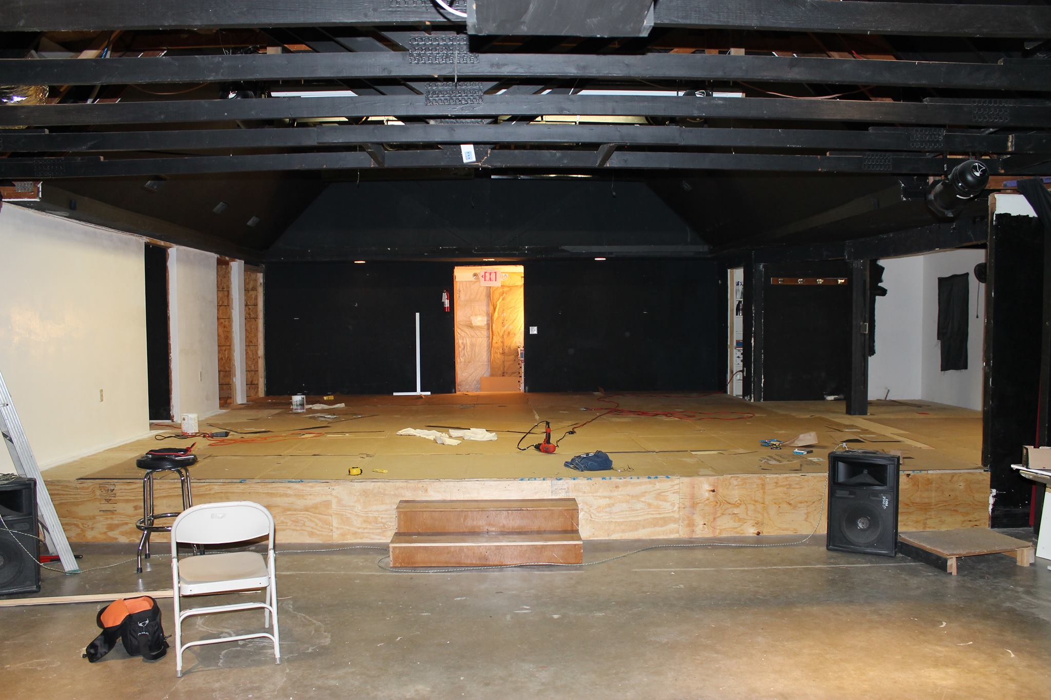 Our current stage takes shape in September 2013